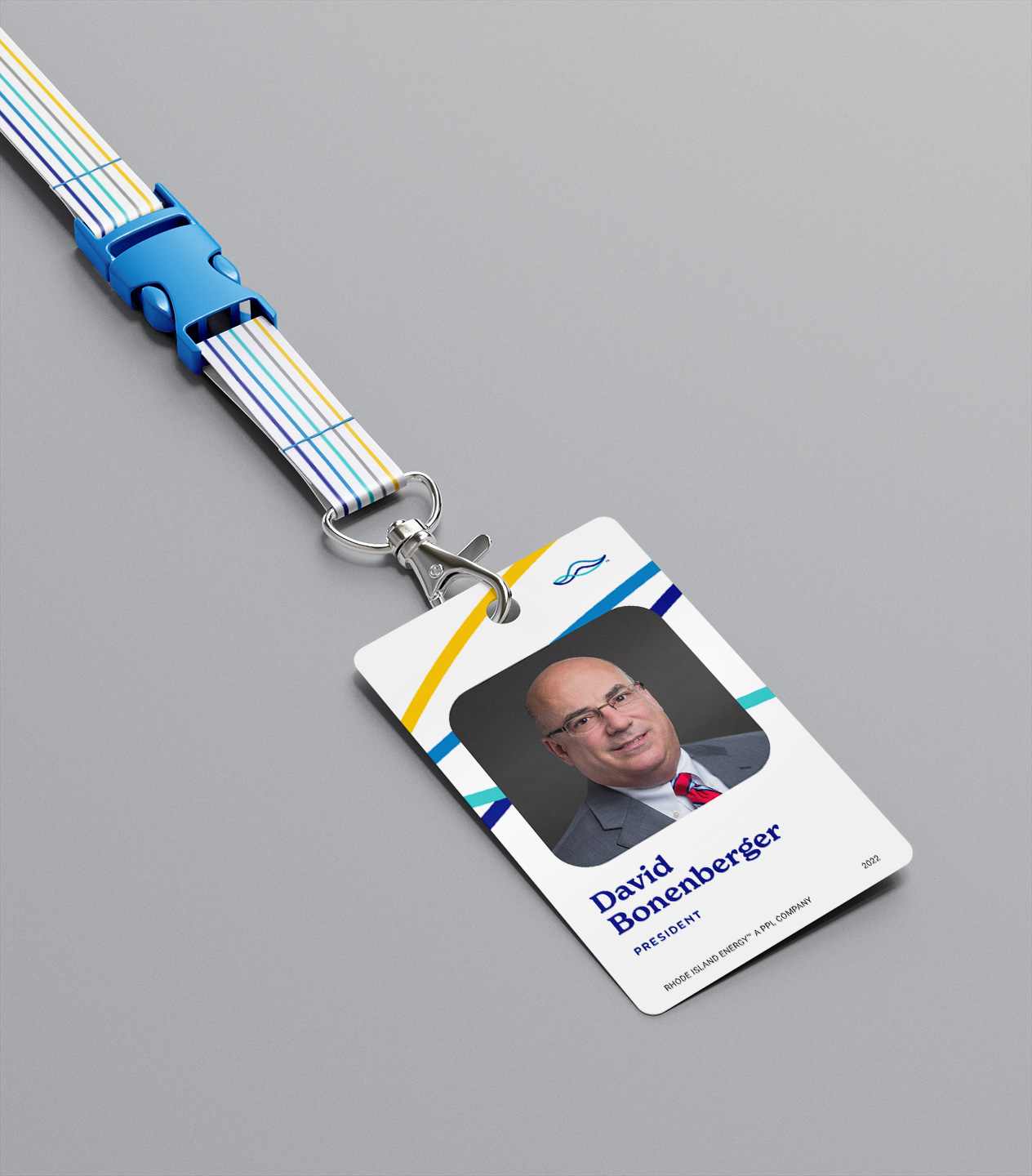 RIE lanyard of company president